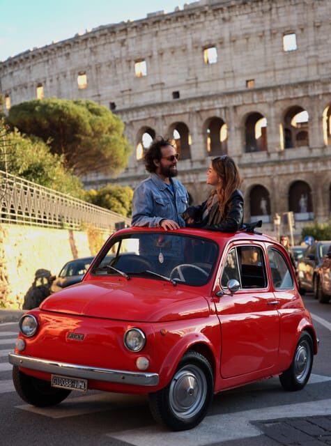 Professional Photoshoot with most Classic Fiat500 of Rome - How the Guide Adds Real Value (Not Just Directions)
