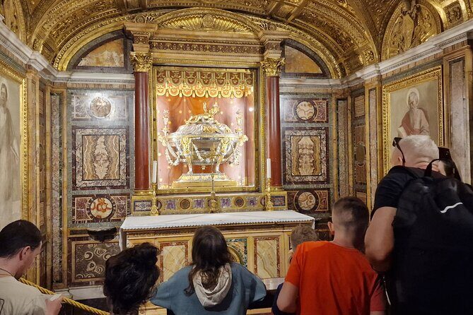 Relics from Passion of the Christ Tour in Rome - Stop 3: Santuario della Scala Santa and what you see at the Holy Steps
