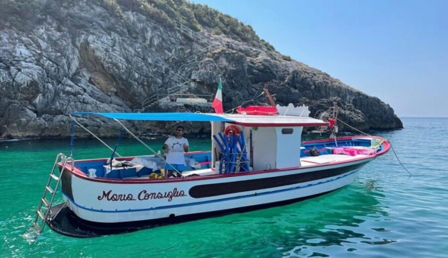 Riviera of Ulysses Tour from Sperlonga to Gaeta - Tiberius Cave views right at the start: the coast sets the story