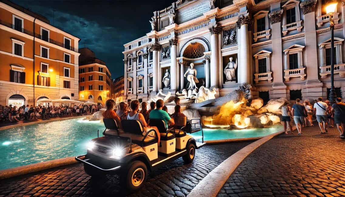 Roma: Golf Cart Night Tour - Why a golf cart works for Rome after dark