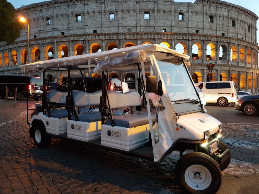 Rome: 2-Hour Golf Cart Sightseeing Tour at Night - St. Peter’s Basilica Views: Big Monument Energy, Better Timing