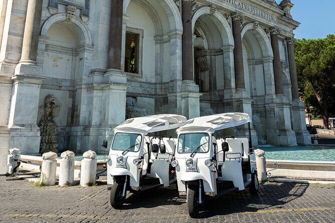 Rome 2h Tuk-tuk Tour with Prosecco & Hidden Gems - Terme di Caracalla and Pyramid of Cestius: Roman Solitude in Between