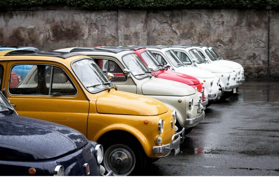 Rome: 3-Hour City Tour by Vintage Fiat 500 - Scenic drives you’ll recognize: Via Cavour and the Appian Way