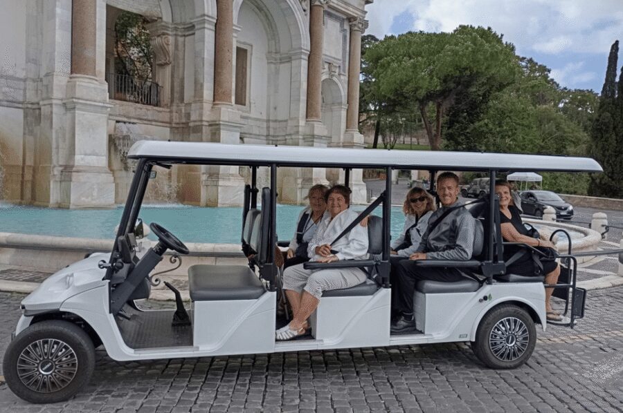 Rome: 3-hour guided city tour by electric golf cart - Janiculum Hill and the terrace-to-neighborhood shift