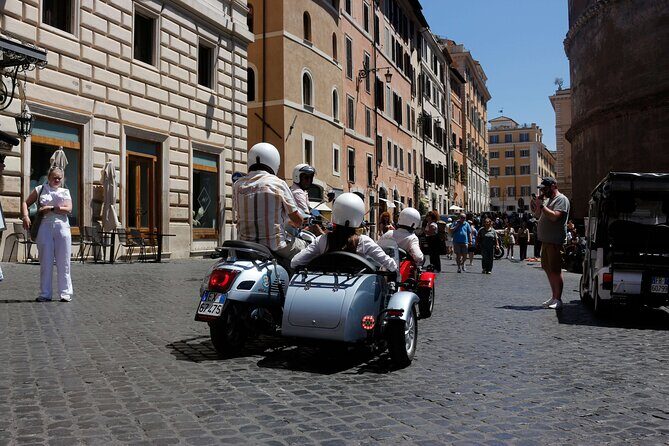 Rome 3 hours Vespa Sidecar Private Tour with Gelato - A few practical notes that can change your exact experience