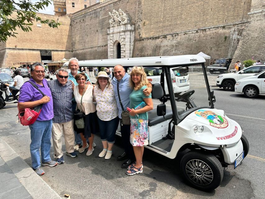 Rome: 4 Hour Electric Golf Cart Tour with Hotel Pickup - Piazza Venezia to the Colosseum: big monument, clear context