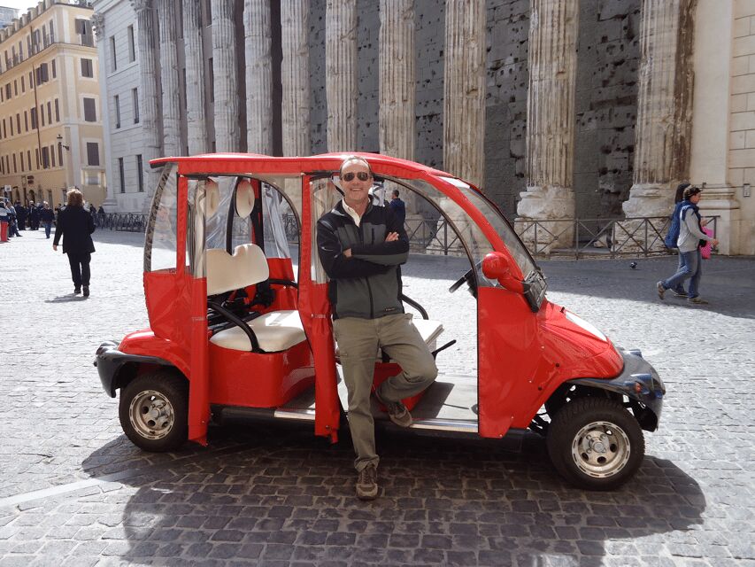 Rome: 4-Hour Private Afternoon Golf Cart City Tour - Key Things That Make This Tour Work