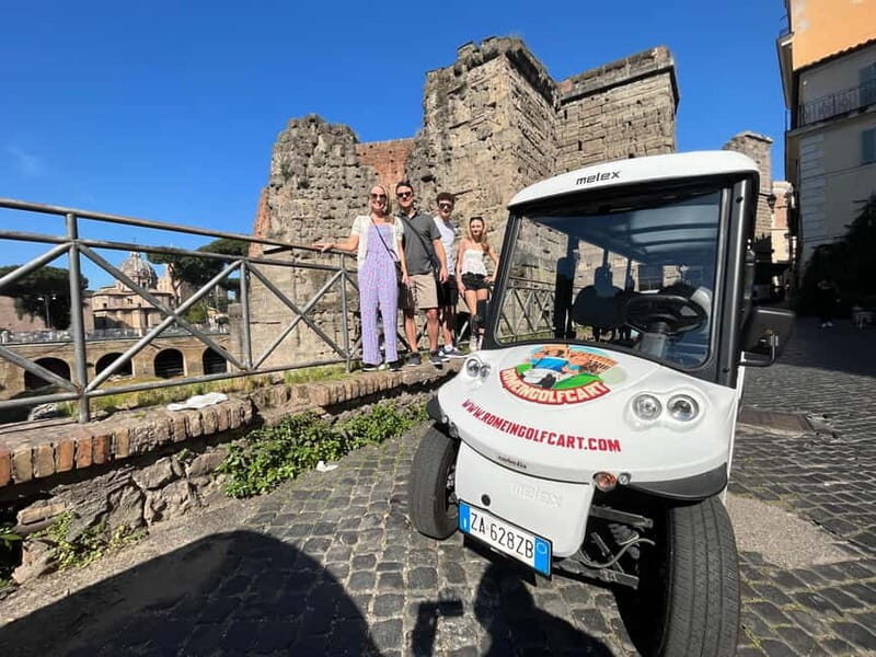 Rome: 4 hours Deluxe Golf cart Personalised Sightseeing tour - Theatre of Marcellus, Circus Maximus, and Roman Scale Without the Marathon