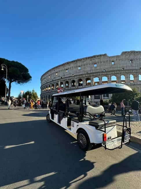 Rome: 6 hoursDaily Private Golf Cart Tour with typical lunch - Pantheon and Piazza Navona: big art energy without losing your day