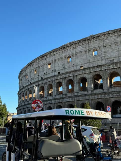 Rome: 6 hoursDaily Private Golf Cart Tour with typical lunch - Piazza di Spagna to Piazza del Popolo: getting your bearings fast