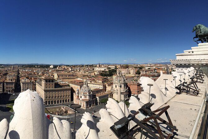 Rome: Altar of the Fatherland Elevator and Museums Tickets - Stop 2: Le Terrazze del Vittoriano and the glass elevator views
