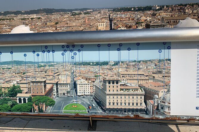 Rome: Altar of the Fatherland Elevator and Museums Tickets - How to use the Panoramic View app without getting stuck