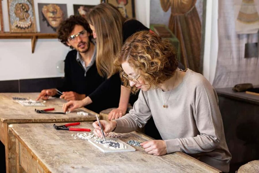 Rome: Ancient Mosaic Making Workshop - Roman mosaics in a real Monti studio (not a craft demo)