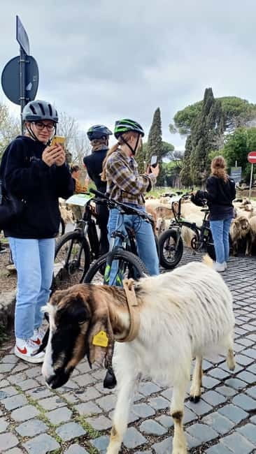 Rome: Appian Way, Aqueducts, & Catacombs E-Bike Guided Tour - Riding the Via Appia Antica: the part you’ll talk about later