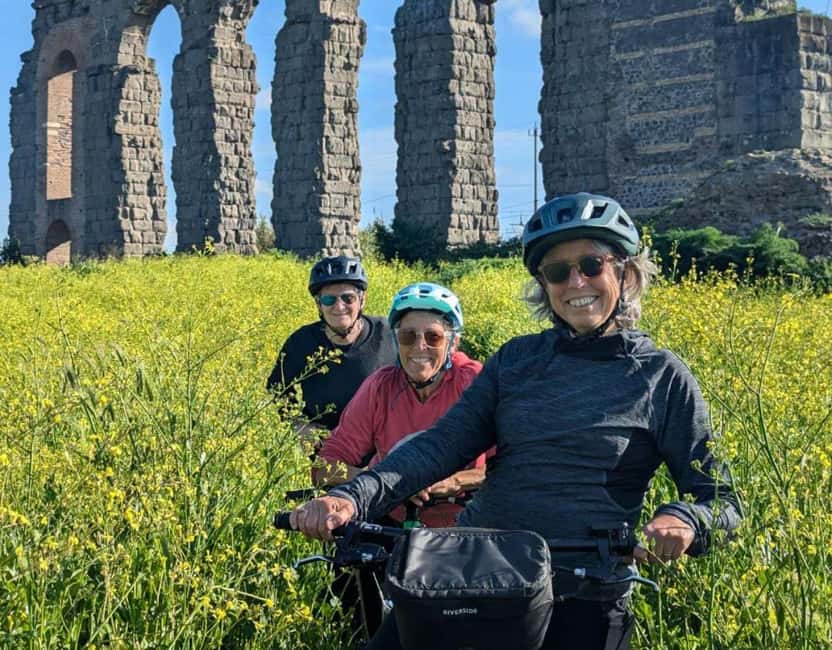 Rome: Appian Way, Aqueducts, & Catacombs E-Bike Guided Tour - Bikes, safety, and the kind of rider this suits best
