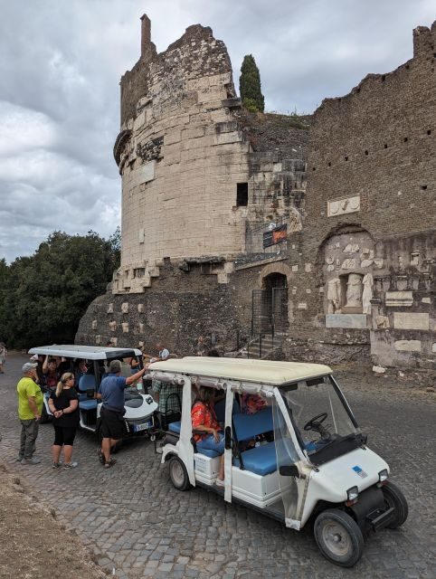 Rome: Appian Way & Catacombs Golf Cart Shared Tour - Riding the Appian Way by golf cart (and why it’s a smart choice)