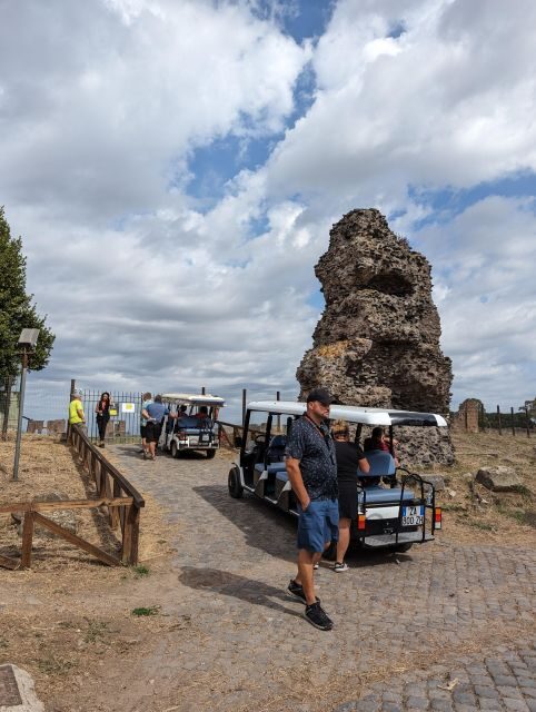 Rome: Appian Way & Catacombs Golf Cart Shared Tour - Domine Quo Vadis: a church stop with a purpose