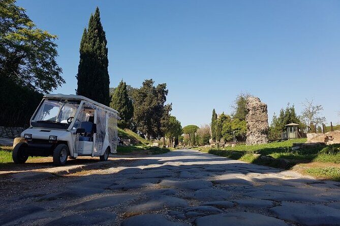 Rome: Appian Way & Catacombs Golf Cart Tour - Shared|Small groups - Stop 1: Chiesa del Domine Quo Vadis and the famous footprints