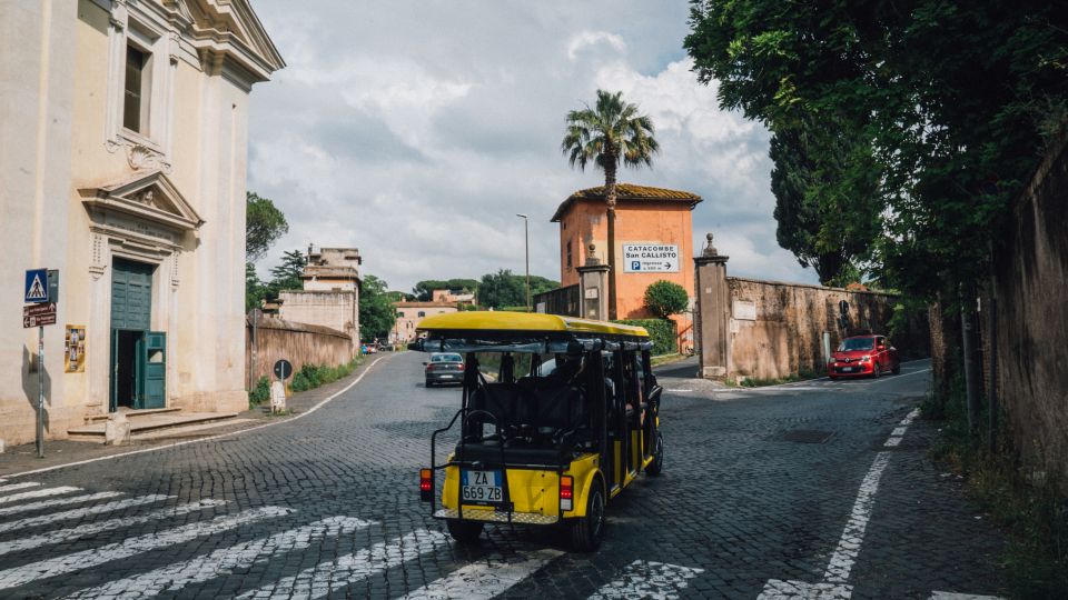 Rome: Appian Way Golf Cart Tour with Roman Catacombs Entry - How the small-group format feels in real life