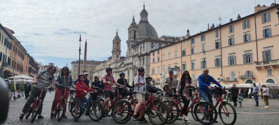 Rome at Night Bike Tour - The Easy Start: Portico d’Ottavia and the Switch Toward Trastevere