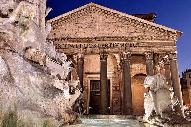 Rome at Night - Illuminating the Eternal City - Piazza Navona After Dark: Fountains, Palaces, and Night-Market Flavor