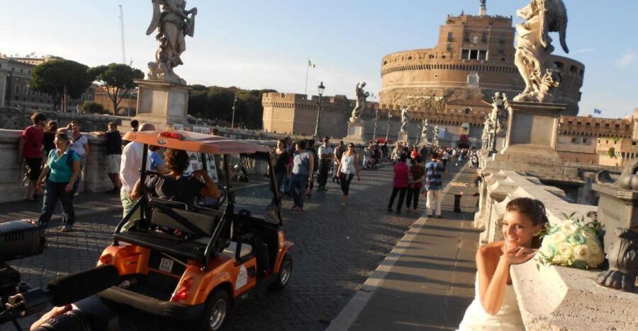 Rome at Sunset: Romantic Tour in an Electric Golf Cart - How the electric golf cart keeps your Rome sunset stress-free