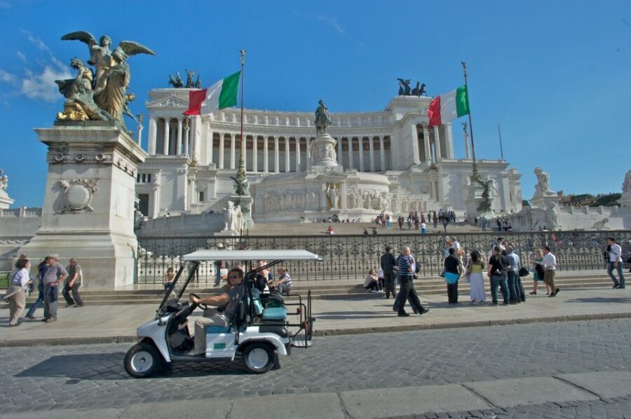 Rome at Sunset: Romantic Tour in an Electric Golf Cart - Pick-up in central Rome and what “private up to 3” changes
