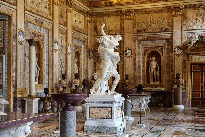 Rome: Borghese Gallery & Gardens Small Group Guided Tour - Inside Galleria Borghese: Bernini, Caravaggio, Canova, Raphael