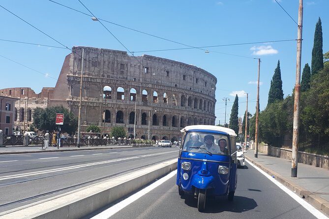 Rome by Ape Calessino Auto Rickshaw - Terme di Caracalla: vaulted rooms, cold-hot cycles, and marble everywhere