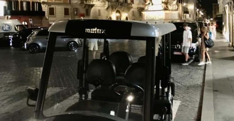 Rome by Golfcart: City Ride - Pickup in the city center: saving time before you even start