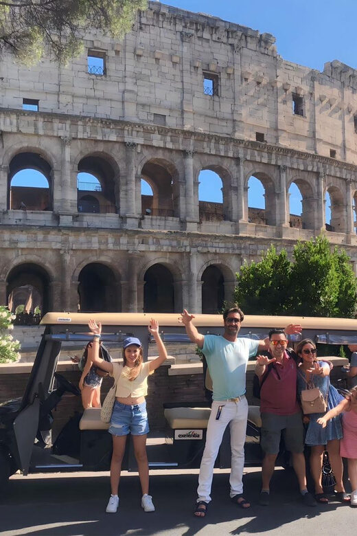 Rome by Golfcart: City Ride - Stop-by-stop: the route that hits Colosseum, Aventine, and the big squares