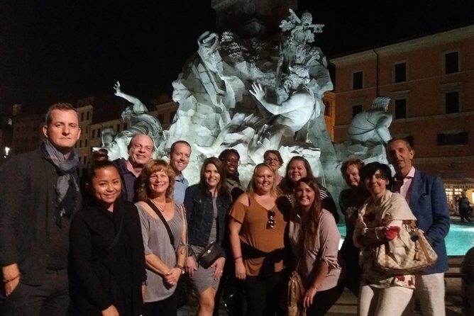 Rome by Night Walking tour Including Piazza Navona Pantheon and Trevi Fountain - Trevi Fountain at night: the wish, the photos, and the vibe