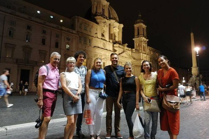 Rome by Night Walking tour Including Piazza Navona Pantheon and Trevi Fountain - Piazza Colonna and the Column of Marcus Aurelius