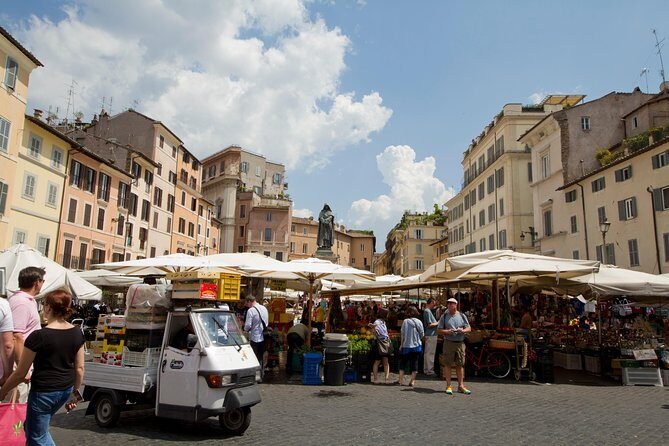 Rome: Campo de' Fiori, Trastevere and Jewish Ghetto Private Tour - Santa Maria in Trastevere: oldest foundations, big mosaics
