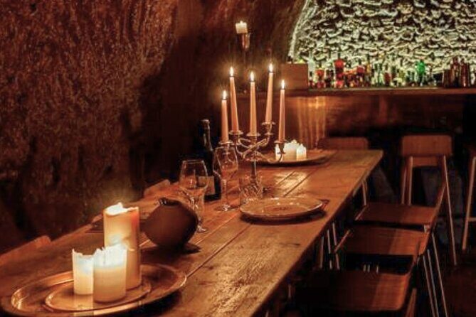Rome: Candlelight Food & Wine Tasting in Ancient Roman Cellar - Candlelit cellar in Pigneto: what you’re really tasting