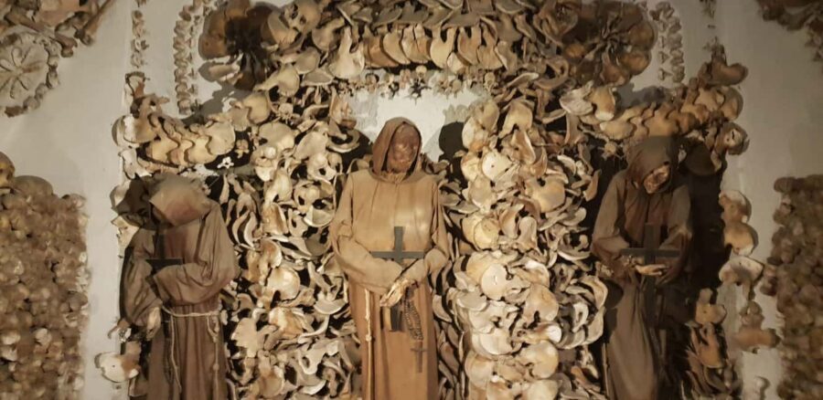 Rome: Capuchin Crypt experience with Panoramic transfer - Entering Santa Maria della Concezione and the Capuchin Museum’s 8-room flow
