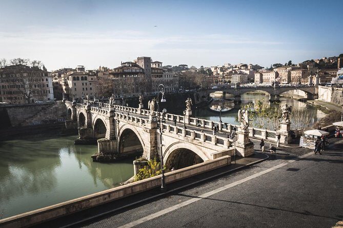 Rome: Castel Sant'Angelo Entry Ticket & Express Panoramic Tour - Terrace panoramas and the stair reality check
