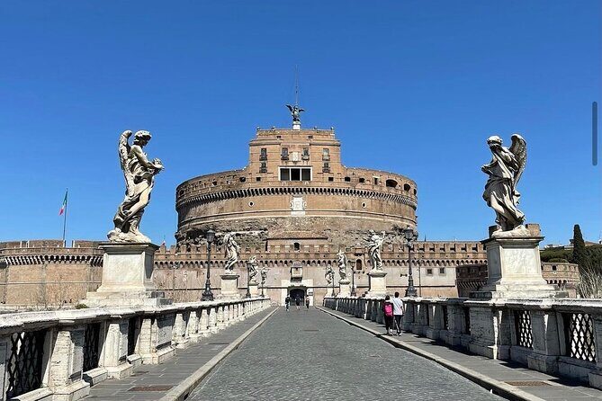Rome: Castel Sant’Angelo: Private English Tour - St. Angelo Bridge: 134 CE, Bernini Angels, and the Tiber’s Watch