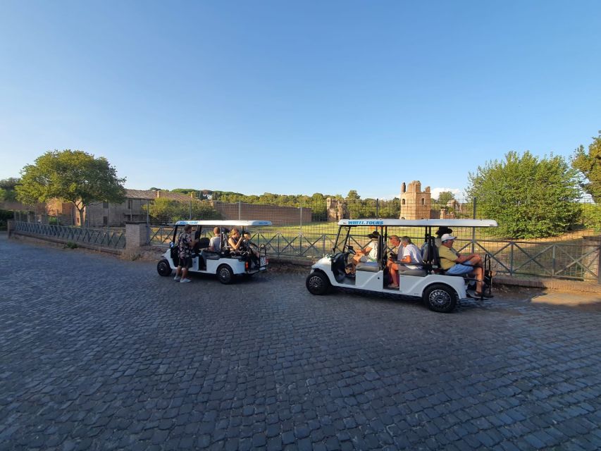 Rome: Catacombs and Appian Way Golf Cart Small-Group Tour - Why the Golf Cart Route Makes Sense in Rome
