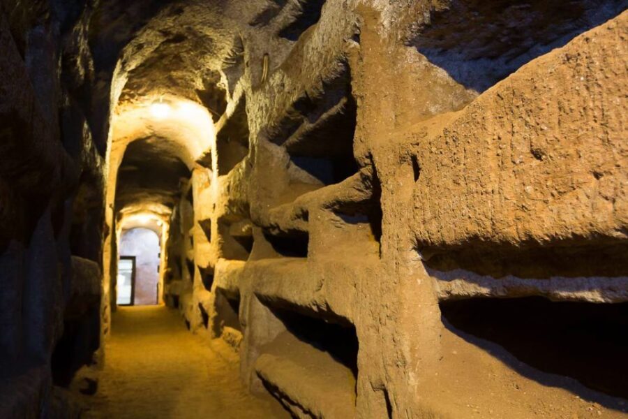 Rome: Catacombs of Saints Marcellino and Pietro Guided Tour - Getting to the catacombs by via Casilina