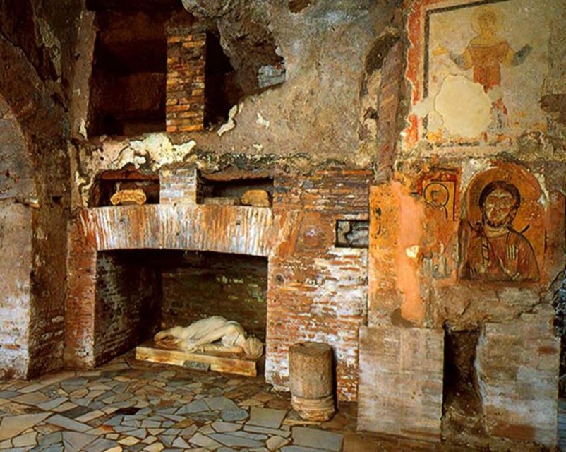 Rome Catacombs Underground Small Guided Tour with Transfer - Inside the Catacombs: Tunnels, Frescoes, and Inscriptions