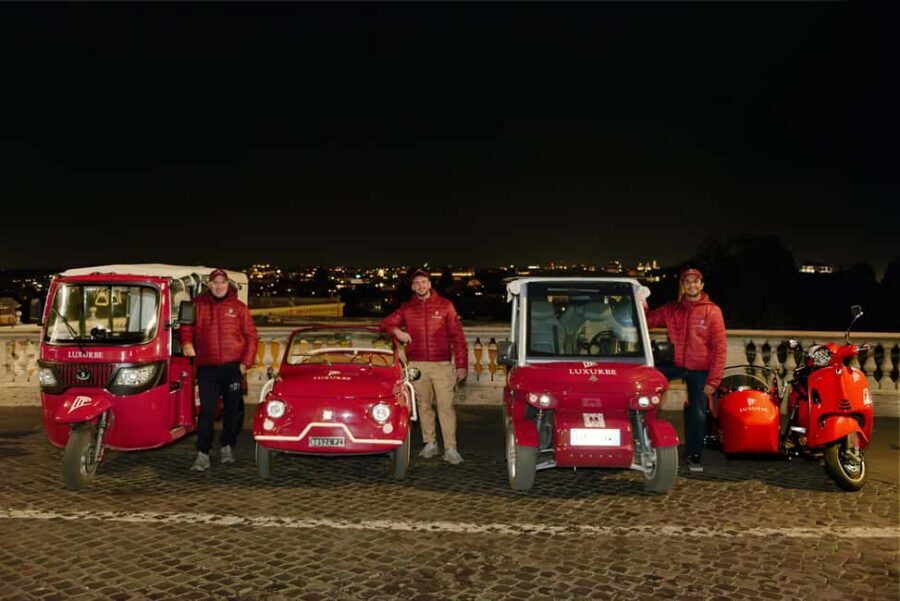 Rome: City Golf Cart at Night Tour - Spanish Steps to Trevi Fountain: The First Glow