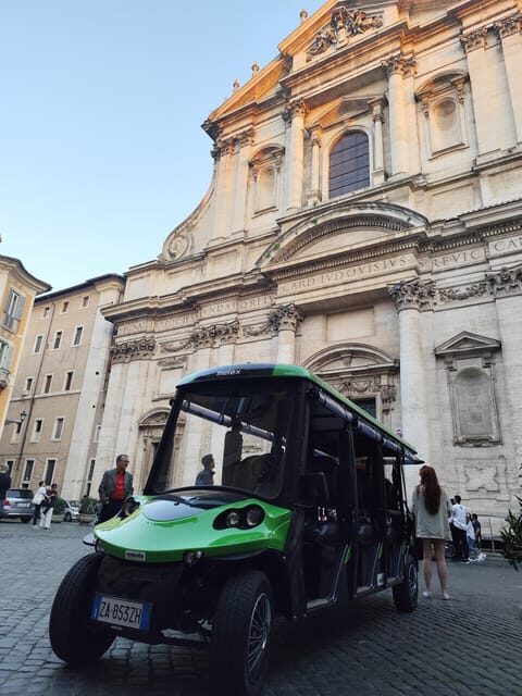 Rome: City Highlights Golf Cart Tour with Aperitivo - Le Saline Shop Aperitivo: A Colosseum-View Break You Can Actually Plan