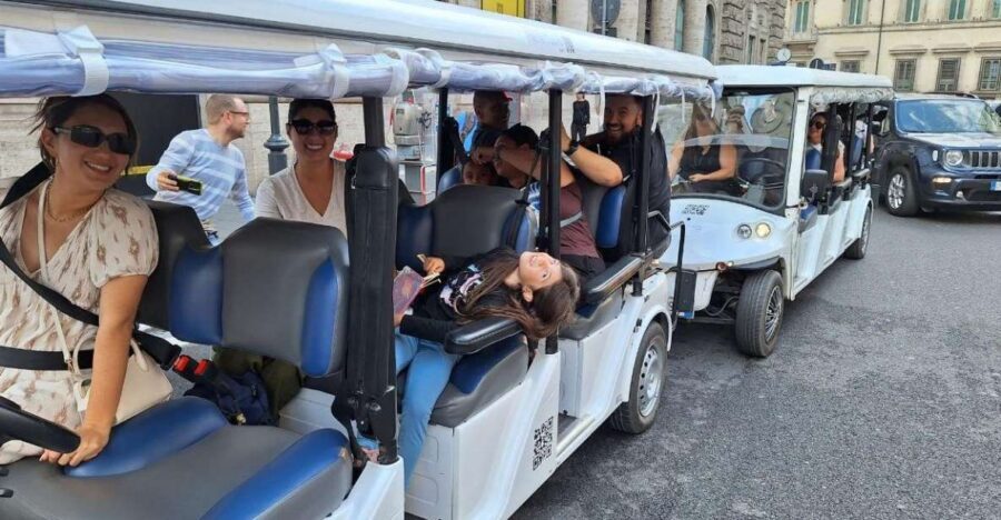 Rome: City Highlights on a Shared Golf Cart Tour - Starting at Borghese Gardens: how you’ll find the group