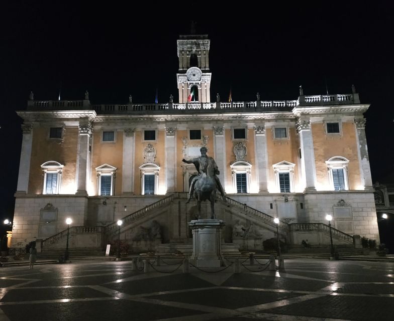 Rome: City Highlights Small Group Walking Tour by Night - Roman Forum ruins: seeing scale without the ticket stress