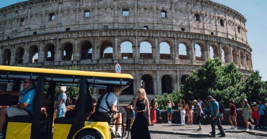 Rome: City Highlights Tour by Electric Golf Cart - Getting Oriented: Pantheon Start and Piazza Colonna Photos