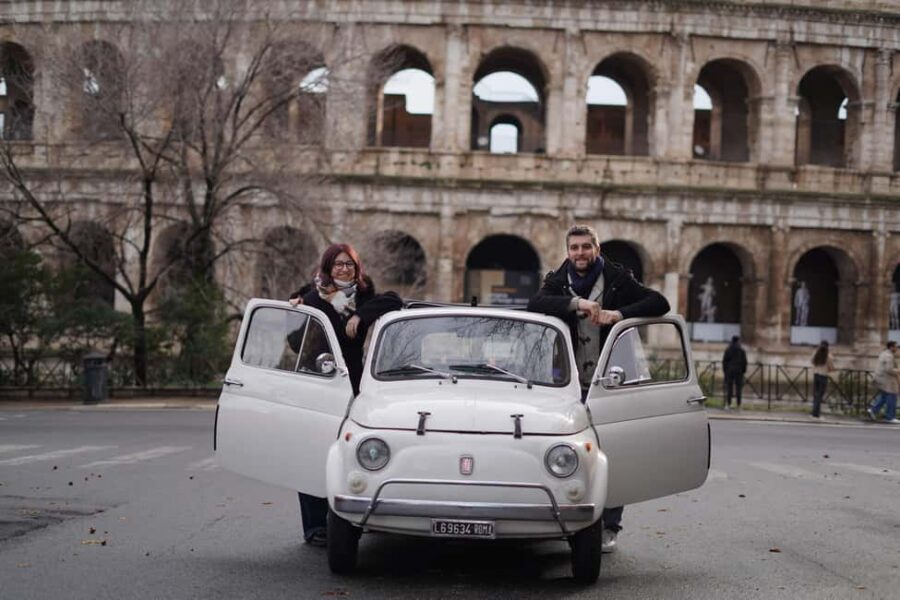 Rome: City Tour in a Retro Fiat 500 with Photo Stops - Trastevere cruise-by: real-feeling streets from the road