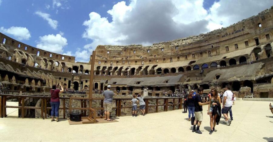 Rome: Colosseum Arena Guided Tour with Roman Forum Option - From Porta Libitinaria to Arena Views: The Colosseum Route in Plain English