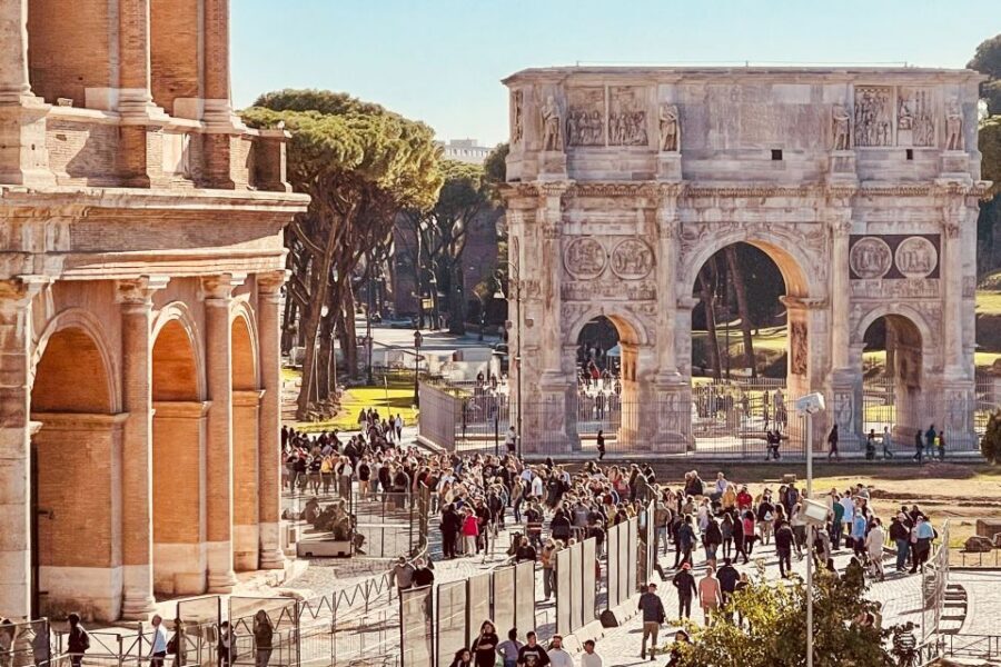 Rome: Colosseum, Palatine Hill and Roman Forum Guided Tour - Getting in: priority access, tickets, and the metal detector reality