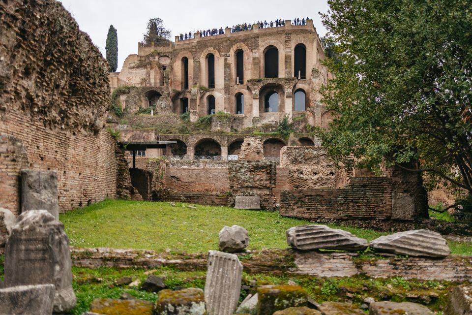Rome: Colosseum, Palatine Hill & Roman Forum Guided Tour - Palatine Hill: Imperial Palaces Grounds and the View Logic